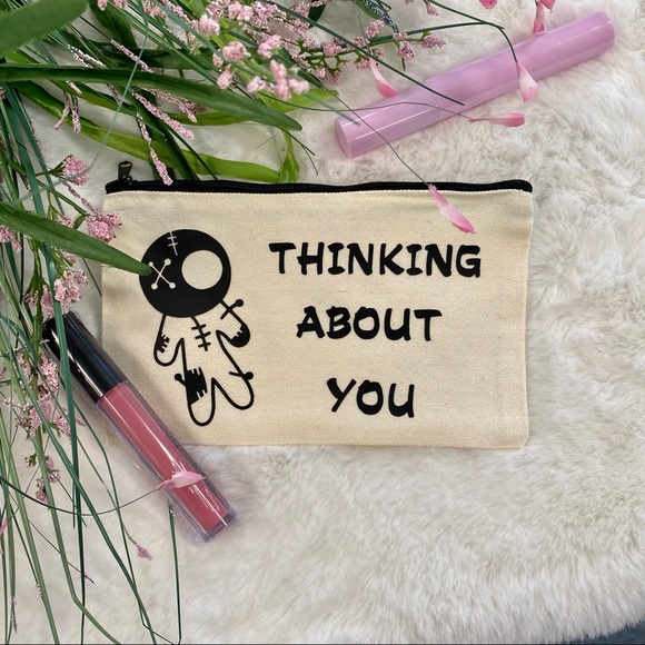 New canvas zip makeup case pouch zipper bag accessories *YOU CHOOSE* - Picture 7 of 13